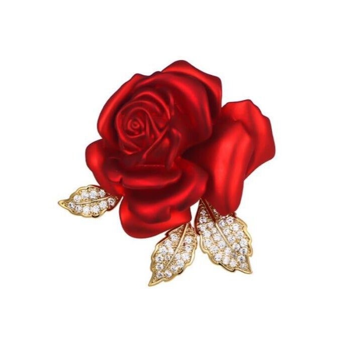Rose Brooch High-End Women'S Exquisite Luxury Simple Corsage Design Sense Niche Suit Coat Pin Accessories - Image 5